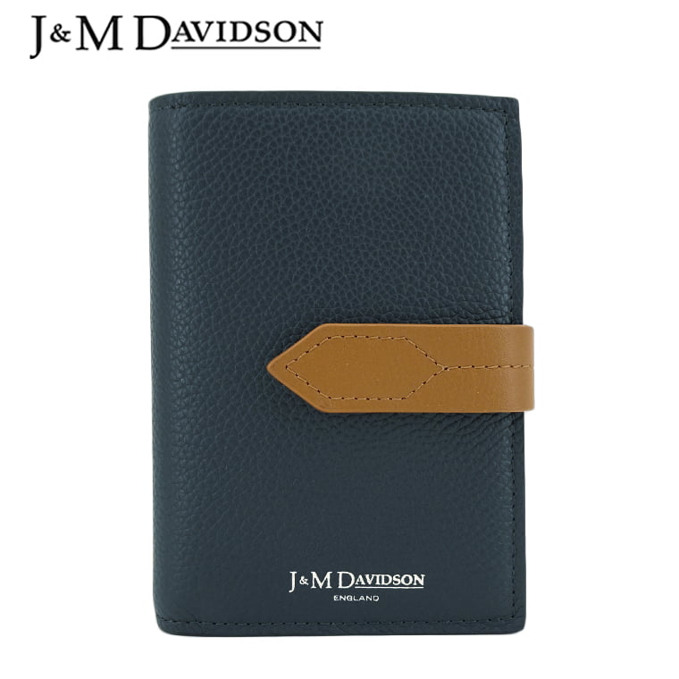 ジェイアンドエムデヴィッドソン J&M DAVIDSON レディース 2つ折り財布 サイフ LOSANGE FOLD WALLET SLSF 0MC SGSC CHARCOAL 980S ロサンジ フォルド ウォレット 小物 折財布 ミニ財布 プレゼント 誕生日 クリスマス