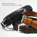 ジェイアンドエムデヴィッドソン J&M DAVIDSON メンズ レディース メッシュベルト ENVELOPE BUCKLE TIP END PLAITED B...