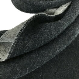 【2018-19秋冬新作】ジョンストンズ/Johnstonsメンズカシミア100%WフェイスマフラーWA000020RU5915(CHARCOAL/GREY)ユニセックス/無地/ダブルフェイス/リバーシブル/WA20