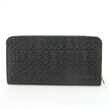 【ポイント7倍!】【2021春夏】 ロエベ/LOEWE レディース 長財布 REPEAT ZIP AROUND WALLET C499T12X05 (BLACK/1100) リピート ジップ アラウンド ウォレット/リピートアナグラム/財布/サイフ/小物/ラウンドファスナー/プレゼント/誕生日/バレンタイン/クリスマス