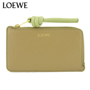 ロエベ LOEWE レディース フラグメントケース KNOT COIN CARDHOLDER CEM1Z40X01 CLAY GREEN LIME GREEN クレイグリーン ライムグリーン 6895 ノット コイン カードホルダー カードケース カード入れ カード＆コインケース 財布 小物 【2023秋冬新作】