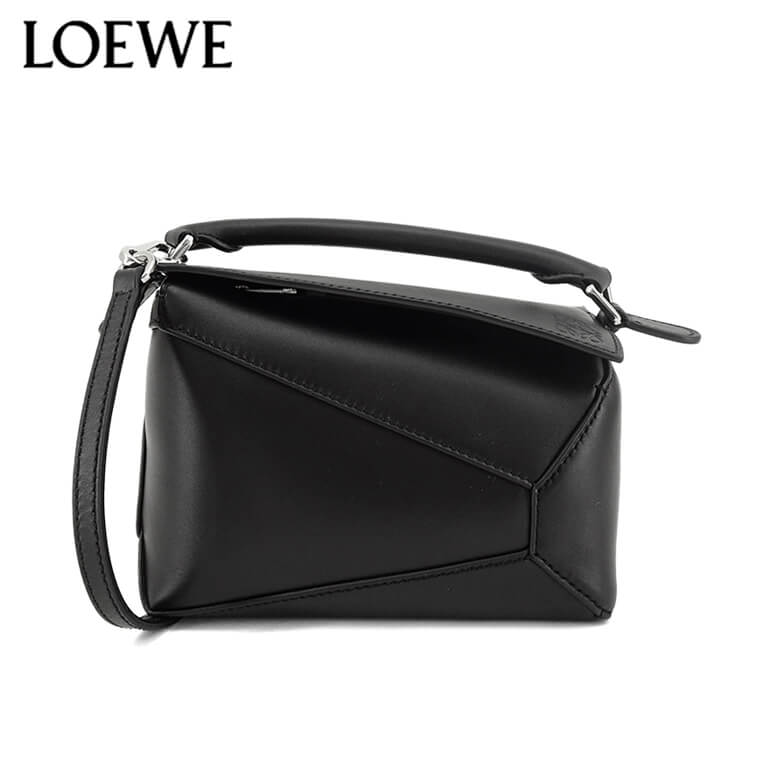 ロエベ ショルダーバッグ レディース ロエベ LOEWE レディース ショルダーバッグ MINI PUZZLE EDGE BAG A510P88X14 BLACK ブラック 1100 パズルエッジ バッグ ミニ 小物 バッグ ハンドバッグ ミニバッグ 2way 2ウェイ プレゼント 誕生日 クリスマス 母の日