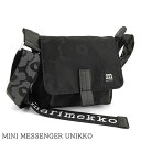マリメッコ marimekko レディース メンズ ショルダーバッグ MINI MESSENGER UNIKKO 092803 BLACK ブラック 999 ミ...