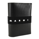 マルニ MARNI メンズ カードケース PFMI0078A0 P5769 BLACK ブラック 00N99 カードホルダー カード入れ 名刺入れ 小物 プレゼント 誕生日 パーティー バレンタイン クリスマス 父の日 