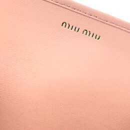 【2018-19秋冬新作】ミュウミュウ/MIUMIUレディースショルダーウォレットMATELASSE5DH002N88(ピンク/ORCHIDEA:F0615)miumiu/MATELASSE/マトラッセ/マテラッセ