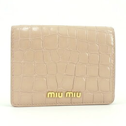 【ポイント6倍!】【2022春夏新作】ミュウミュウ/MIUMIUレディース2つ折り財布/サイフST.COCCOSOFT5MV2042DQ8(NINFEA/F0NZ2)miumiu/折財布/ミニウォレット/小物/プレゼント/誕生日/パーティー/バレンタイン/クリスマス