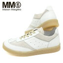 エムエムシックス メゾンマルジェラ MM6 Maison Margiela メンズ スニーカー S59WS0193 P0673 ホワイト H1744 シューズ 靴 レースアップ ローカット ジャーマントレーナー