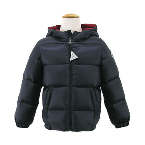 【2022-23秋冬新作】 モンクレール/MONCLER KIDS キッズ ダウンジャケット NEW MACAIRE 1A00028 53048 SB (ネイビー/778) ジュニアライン/子供/子供服/ボーイズ/ガールズ/男の子/女の子/ダウン/アウター/フード/ユニセックス/男女兼用/1A53920 53334