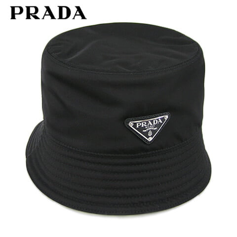 プラダ PRADA メンズ ハット TESSUTO 2HC137 2DMI NERO ブラック F0002 バケットハット テスート トライアングルロゴ 帽子 小物 プレゼント 誕生日 クリスマス 母の日 