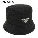 プラダ PRADA レディース ハット TESSUTO 1HC137 2DMI NERO ブラック F0002 テスート バケットハット トライアングルロゴ 帽子 小物 プレゼント 誕生日 クリスマス 母の日