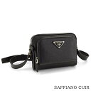 ショルダーバッグ プラダ PRADA メンズ ショルダーバッグ SAFFIANO CUIR 2VH172 2FAD NERO ブラック F0002 サフィアーノ キュイール トライアングルロゴ クロスボディ ポシェット 小物 バッグ プレゼント 誕生日 クリスマス バレンタイン 父の日 ユニセックス 男女兼用 【2024春夏新作】