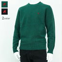 リプレイ REPLAY メンズ ニット UK4489 G22726S グリーン 386 ブラック 098 クルーネック 長袖 【プレミアムSTOCK-24AW】