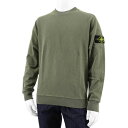 ストーンアイランド STONE ISLAND メンズ スウェットシャツ 801566060 ムスクグリーン V0159 トレーナー クルーネック 長袖 ロゴ ワンポイント ラグラン ウォッシュ 