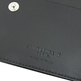 【ポイント5倍!】【2021春夏新作】サンローラン/SAINTLAURENTメンズ2つ折財布/サイフ556268DZEDE(ブラック/1000)折財布/小物/プレゼント/誕生日/パーティー/バレンタイン/父の日/クリスマス