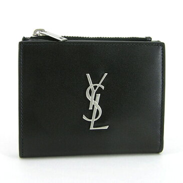 GW中も休まず発送!! 【2021春夏新作】 サンローラン/SAINT LAURENT メンズ 2つ折り財布/サイフ 575726 0SX0E (BLACK/1000) ブラック/折財布/ウォレット/カードホルダー付き/カサンドラロゴ/小物/プレゼント/誕生日/パーティー/バレンタイン/父の日/クリスマス