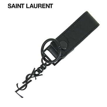 サンローラン/SAINT LAURENT ユニセックス キーホルダー 518323 C9H0U (ブラック/1000) カサンドラ/キーチャーム/小物/プレゼント/誕生日/パーティー/バレンタイン/父の日/クリスマス/メンズ/レディース/男女兼用