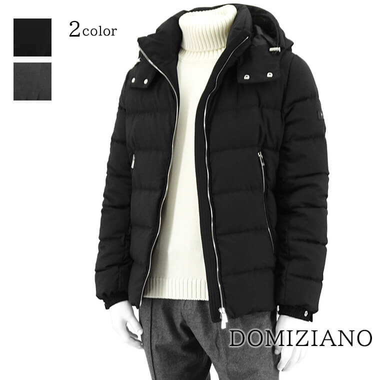 タトラス TATRAS メンズ ウールダウンジャケット DOMIZIANO MTAT23A4289 D BLACK ブラック 01 C.GRAY チャコールグレー 09 ドミツァーノ ドミッツィアーノ ダウン アウター 【プレミアムSTOCK-23AW】