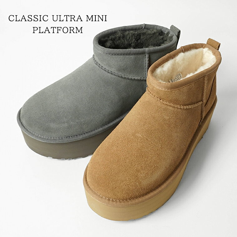 アグ UGG レディース ブーツ CLASSIC ULTRA MINI PLATFORM 1135092 チェスナット キャメル CHESTNUT チ..