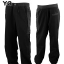 ワイスリー Y-3 メンズ スウェットパンツ STRETCH FT PNTS H63032 NOIR ブラック BLACK ストレッチ フレンチテリー パンツ スウェット ストレッチ adidas Yohji Yamamoto アディダス ヨウジヤマモト 【プレミアムSTOCK-23SS】