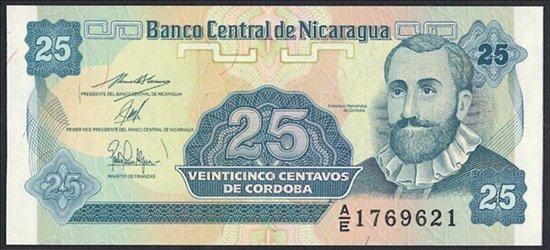 ڻʾۥ˥饰 25 cordobas 1991ǯ