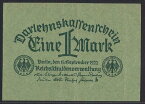 【紙幣】ドイツ・ワイマール共和国 1 Mark 1922年