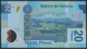 【紙幣】メキシコ 20 pesos B.Juarez ポリマー 2006-2012年 ポリマー紙幣 2