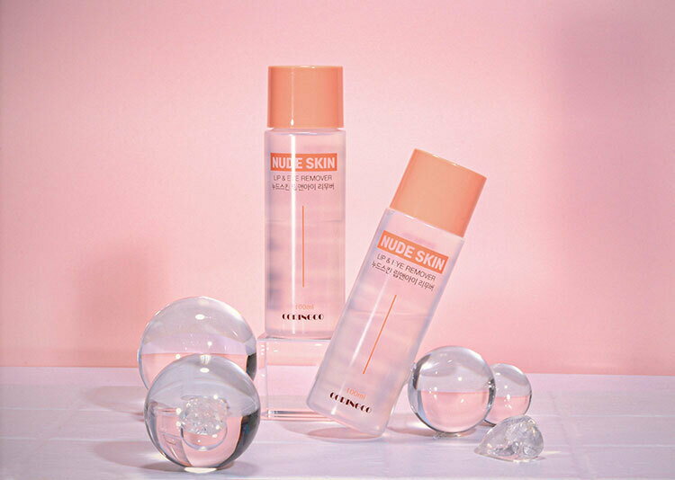 クレンジング メイク落とし CORINGCO コリンコ 韓国コスメ NUDE SKIN LIP & EYE REMOVER ヌードスキンリップ＆アイリムーバー ポイントメイク アイリムーバー リップリムーバー 【国内発送】 rss20