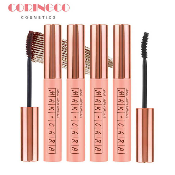 マスカラ パンダ目 CORINGCO コリンコ 韓国コスメ MAK-CARA LONG LASH CURLING ロングラッシュカーリング カールキープ サラサラ 使いやすい ボリューム アイメイク 下地 【国内発送】 rss20