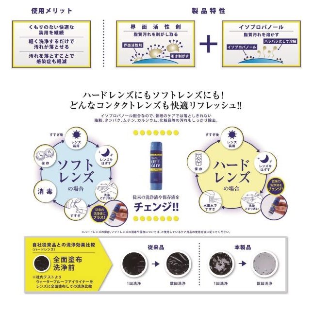 送料無料 HOYA シンプルオフケア 10ml ×3本 コンタクト コンタクトレンズ ケア用品 洗浄液 ハードレンズ ソフトレンズ クリーナー オフアンドクリン OFF&CLEAN ポイント5倍 2