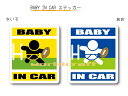 BABY IN CAR ステッカー(シール)【ラグビーバージョン】〜赤ちゃんが乗っています〜・カー用品・かわいいあかちゃんグッズ・セーフティードライブ・パパママ・ラガーマン(4)