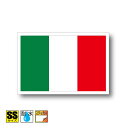 イタリア国旗ステッカー(シール) 屋外耐候耐水 SSサイズ 3.3cm×5cm ヨーロッパ /防水 旗 長持ち UVカット 小さい 小さめ 海外 旅行 スポーツ 観戦 応援 車 スーツケース 小物 スマホ 携帯 雑貨 グッズ