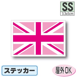 イギリス国旗（ピンク）ステッカー