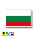 ブルガリア国旗マグネット Sサイズ 