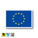 EU旗 ヨーロッパ連合旗マグネット Sサイズ 5cm×7.5cm　ヨーロッパ マグネットステッカー 磁石 車 屋外耐候 耐UV 耐水 防水 その1