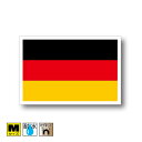 ドイツ国旗マグネット Mサイズ 8cm×12cm　ヨーロッパ マグネットステッカー 磁石 車 屋外耐候 耐UV 耐水 防水 その1