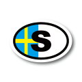 スウェーデン国旗ビークルIDステッカー（シール）