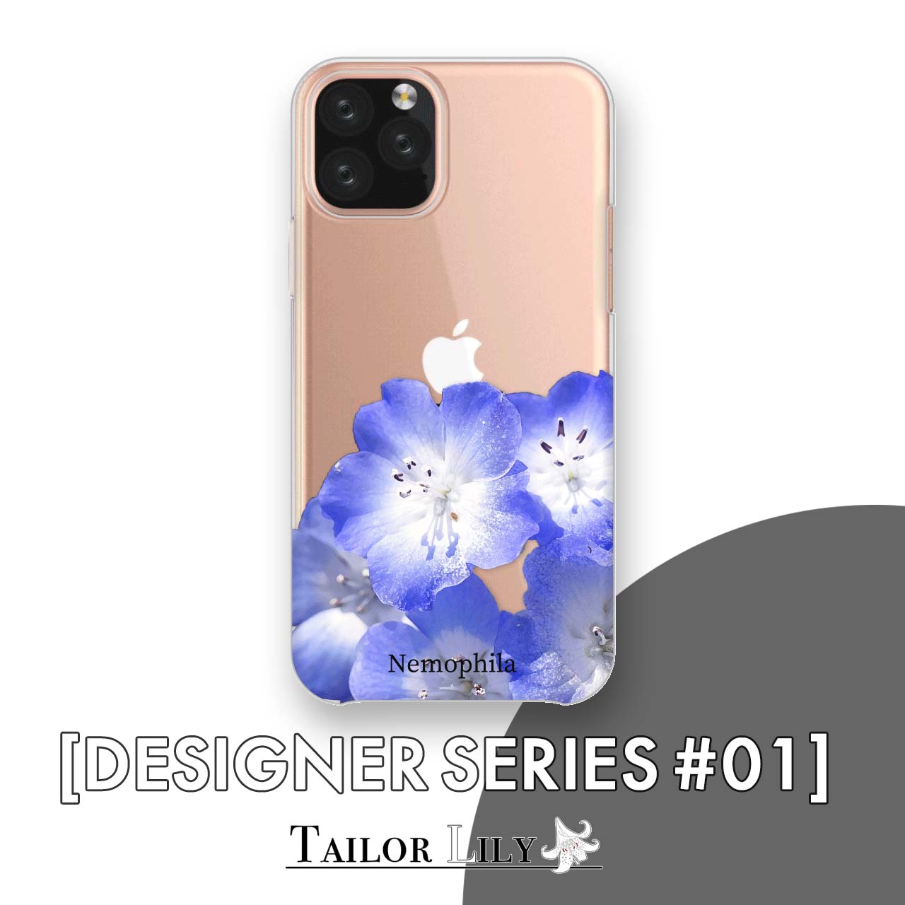 乐天商城 - 《DESIGNER SERIES #01》 [4月] 全機種対応 誕生日 誕生月 花 花言葉 クリア ハードケース おしゃれ 背面ケース 背面型 オリジナルデザイン Tailor Lily テイラーリリー iPhone Galaxy Xperia AQUOS
