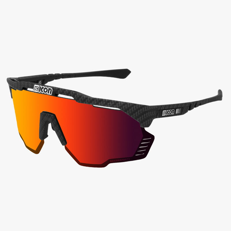 シーコンスポーツ AEROSHADE KUNKEN カーボンルック/マルチミラーレッド サングラス SCICON