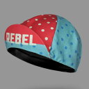 BELLO CYCLIST REBEL POLKA キャップ