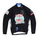 セブンイタリア Peace & Smile LS Jersey ブラック