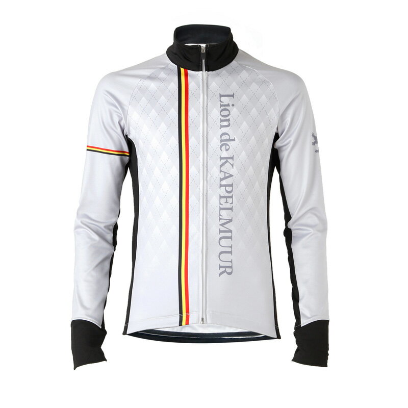 【現品特価】リオン・ド・カペルミュール レーシングサーモジャケット アーガイル ライトグレー