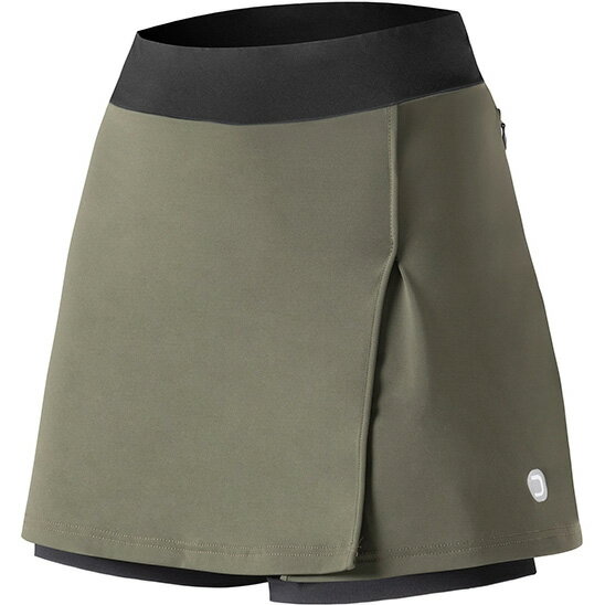ドットアウト Fusion W Skirt 509.グリーン/ブラック レディース