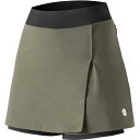 【SALE】ドットアウト Fusion W Skirt 509.グリーン/ブラック レディース