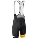 【SALE】ドットアウト Team Bib Short (316) (pad DOT PRO) 91F.ブラック/フルオイエロー