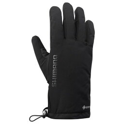 シマノ GORE-TEX GRIP PRIMALOFT グローブ ブラック タッチパネル対応 秋冬 SHIMANO (CW-GLBW-US15ML01)