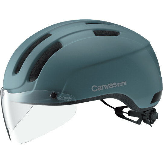 OGKカブト キャンバス スマート(CANVAS-SMART) マットティール ヘルメット UV CUTシールド付 1