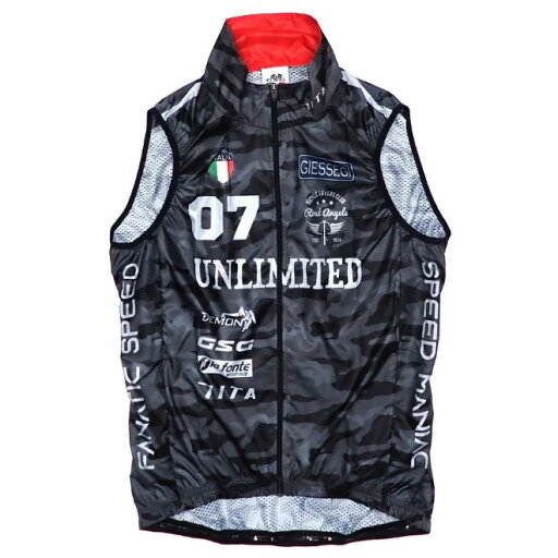 セブンイタリア Zodiac Army Gilet ブラックカモ セブンイタリア Zodiac Army Gilet ブラックカモ