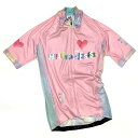 セブンイタリア Happiness Heart Lady Jersey ピンク レディース
