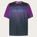 オークリー Seeker Gradient Ss Jersey グラディエントエリプスパープル