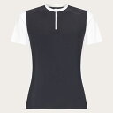 オークリー Point To Point 1/4 Zip Jersey ブラック/ホワイト